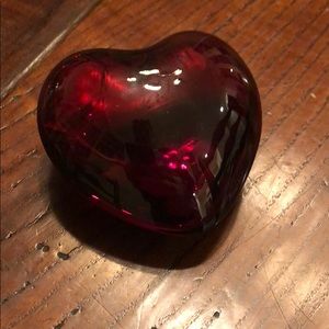 Baccarat Heart Paperweight